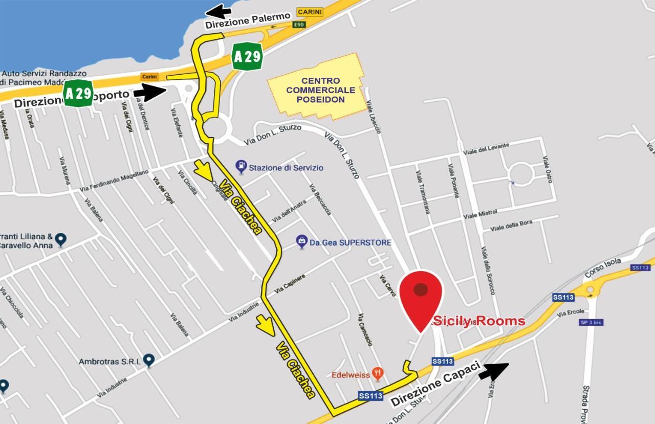 Sicily Rooms Appartamenti คารินิ ภายนอก รูปภาพ